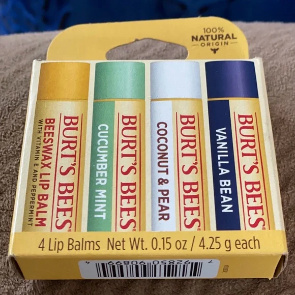 Burt’s Bees Lip Balms - Assorted 4 Pack Set - Picture 13 of 16